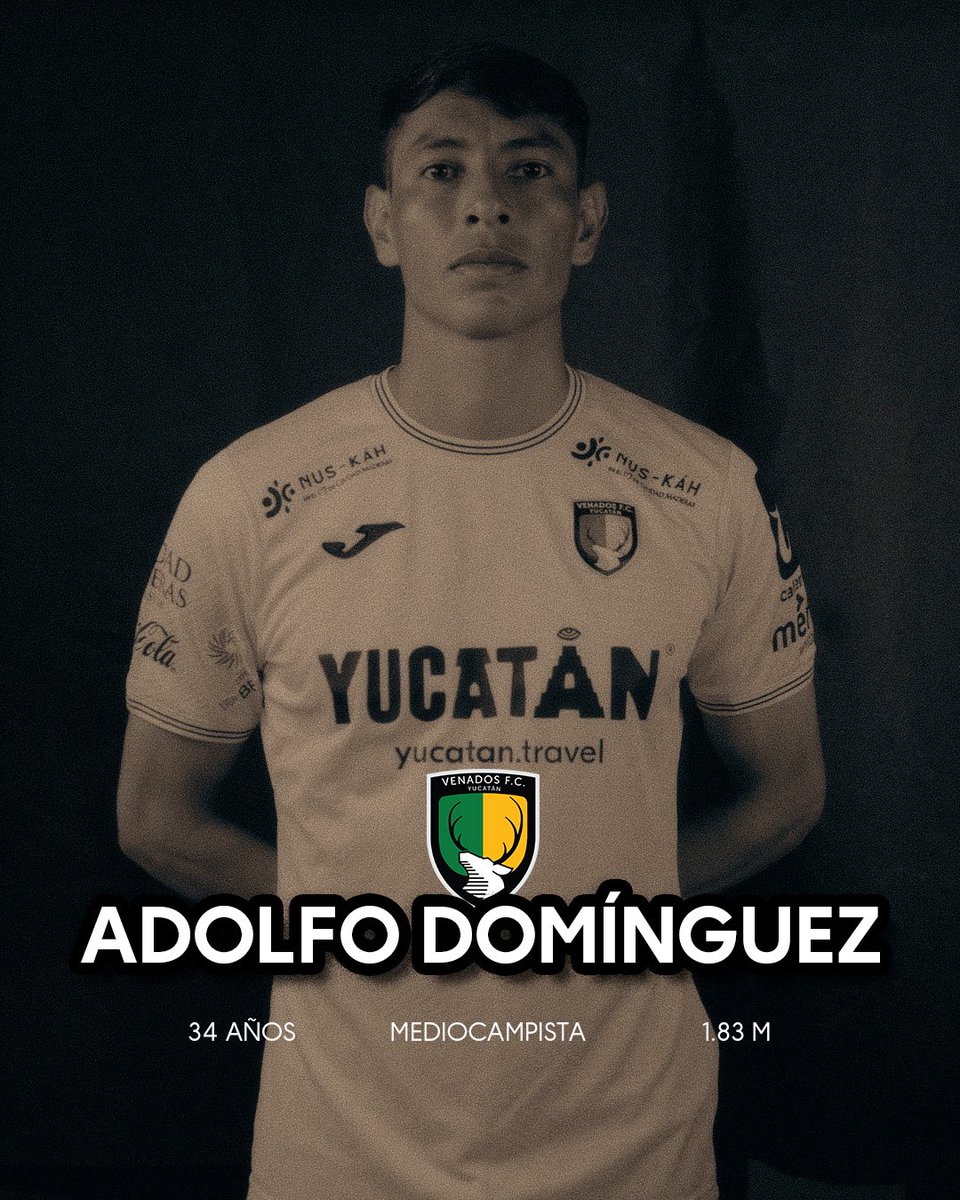 Venados F.C. (@venadosfc) on Twitter photo 💣 ¡𝐁𝐎𝐎𝐎𝐎𝐌! 💣
Jugador determinante y un líder dentro de la cancha; campeón de Liga MX y amplia experiencia en Liga Expansión. Llega desde <a href="/TorosCelayaCD/">Club Celaya</a>, uno de los mejores jugadores de la liga, Adolfo "Chino" Domínguez. 👊🏻⚽️
¡Bienvenido a la familia Astada! 🦌 💣 ¡𝐁𝐎𝐎𝐎𝐎𝐌! 💣
Jugador determinante y un líder dentro de la cancha; campeón de Liga MX y amplia experiencia en Liga Expansión. Llega desde <a href="/TorosCelayaCD/">Club Celaya</a>, uno de los mejores jugadores de la liga, Adolfo "Chino" Domínguez. 👊🏻⚽️
¡Bienvenido a la familia Astada! 🦌