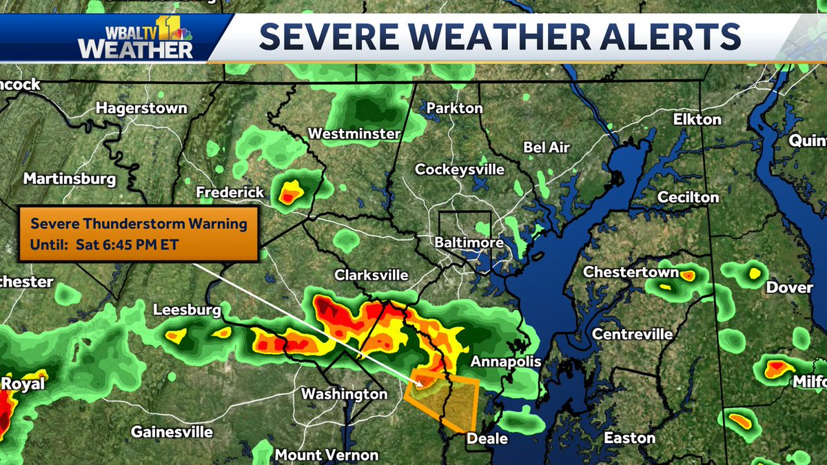 AvaWBAL's tweet image. Severe weather alerts now in effect. Track the storms here: wbaltv.com/weather/radar @wbaltv11 @wbalradio