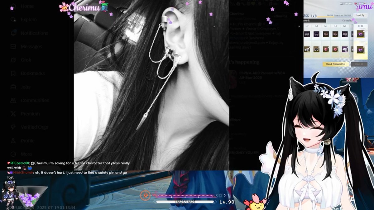 Finding out my chat loves horimiyaaaaaaaa because of my piercings too
How many piercings do you have?
#cherimu #vtuber