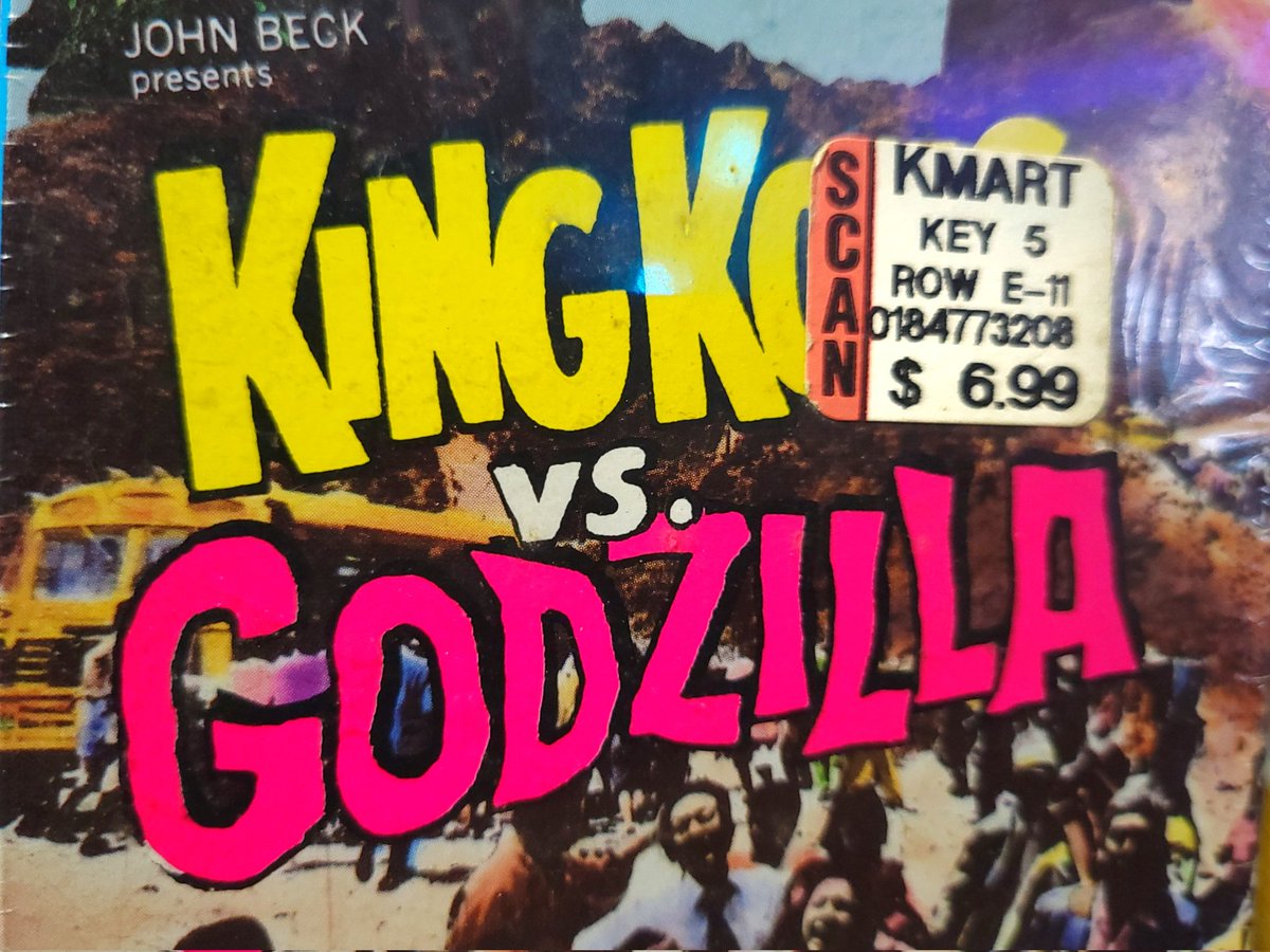 SwellAlexander's tweet image. A childhood favorite: King Kmart vs. Godzilla!