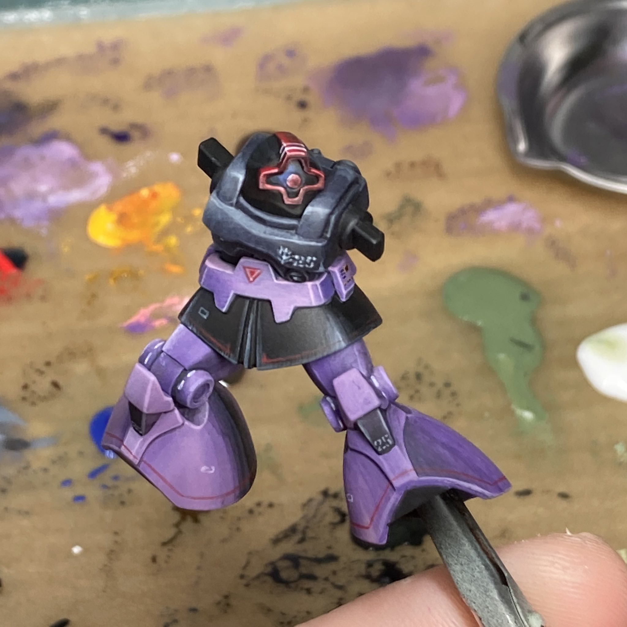 チョコサプ ガンダム ドム 全塗装 ガンプラ 完成品 ガンプラ ホビー・楽器・アート チョコサプ ガンダム ドム 全