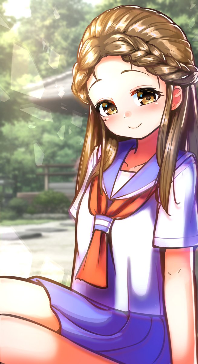 my_kakukaku_r18's tweet image. 【絵そら子と】毎日更新中!✨今日の髪型は、知的で上品なハーフアップ。アッシュブラウンの髪が美しい久方絵そら子。この穏やかな表情、何を考えているんだろう?🤔💬コメント&いいねRT、フォローも待ってるよ! #偽賢者の石 #毎日お絵描き #ハーフアップ #上品 #久方絵そら子 #癒やし #イラスト