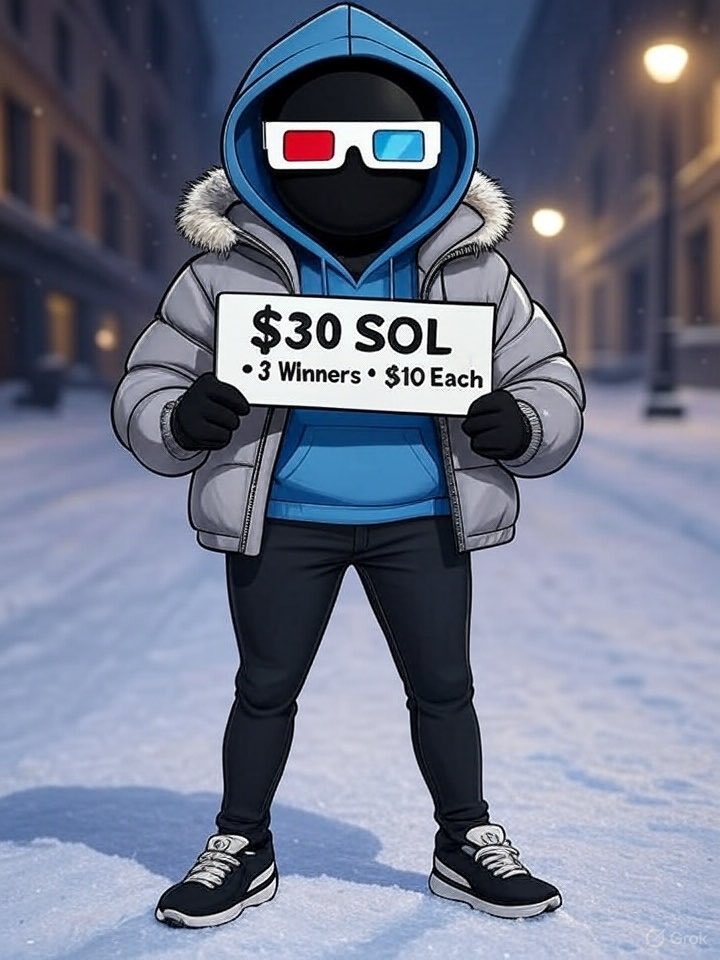 Let’s Run One 

$30 $SOL • 3 Winners •$10 Each

❤️ 💙, Leave a Comment, ♻️ (Not Mandatory But Appreciated) and 🍀