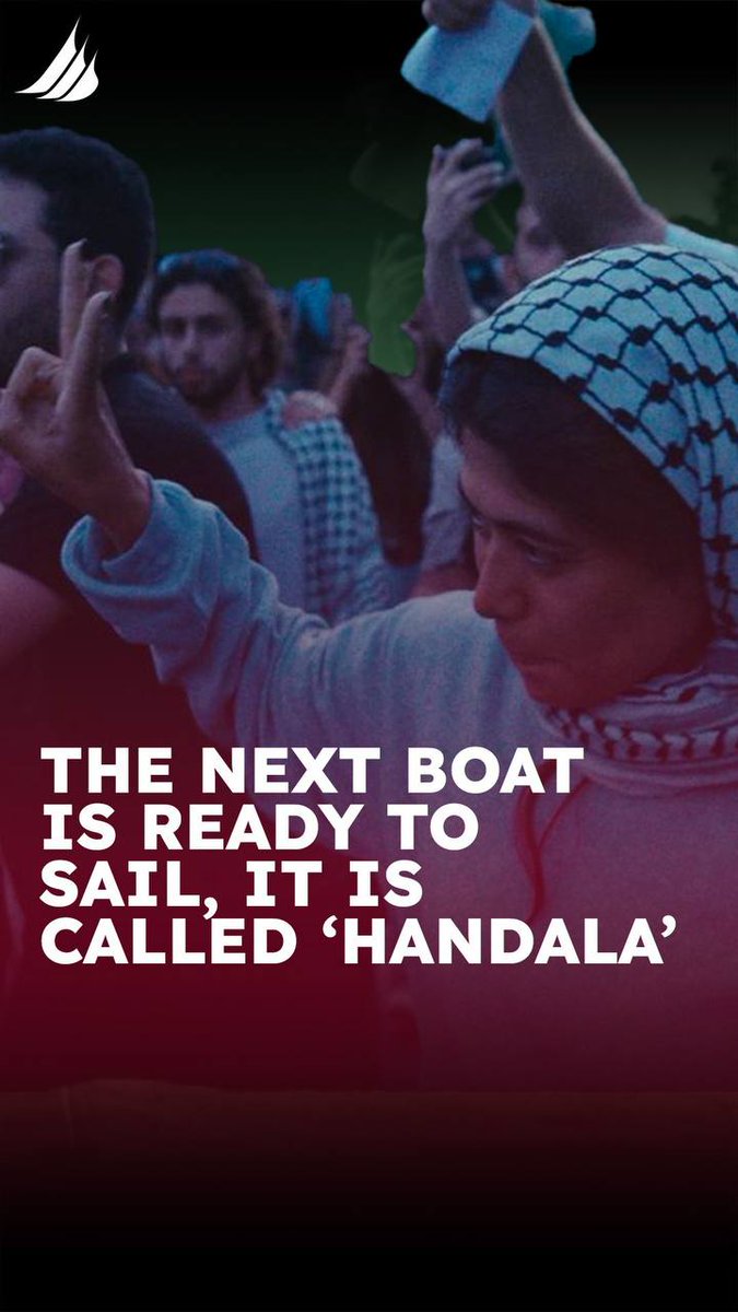 #Handala is due to depart, just weeks after ‘Madleen’ set sail to Gaza. In a time of unprecedented levels of global repression of #Palestinian solidarity, with individuals having livelihoods and careers threatened for supporting Palestine, we are reminded that repressive tactics
