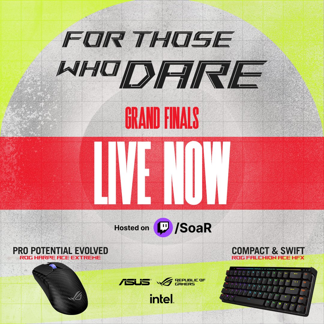 SoaRGaming's tweet image. THE FOR THOSE WHO DARE $15K APEX LEGENDS TOURNAMENT GRAND FINALS IS LIVE 🚨

YOU DON&apos;T WANNA MISS THIS 🤯

Twitch.tv/SoaR