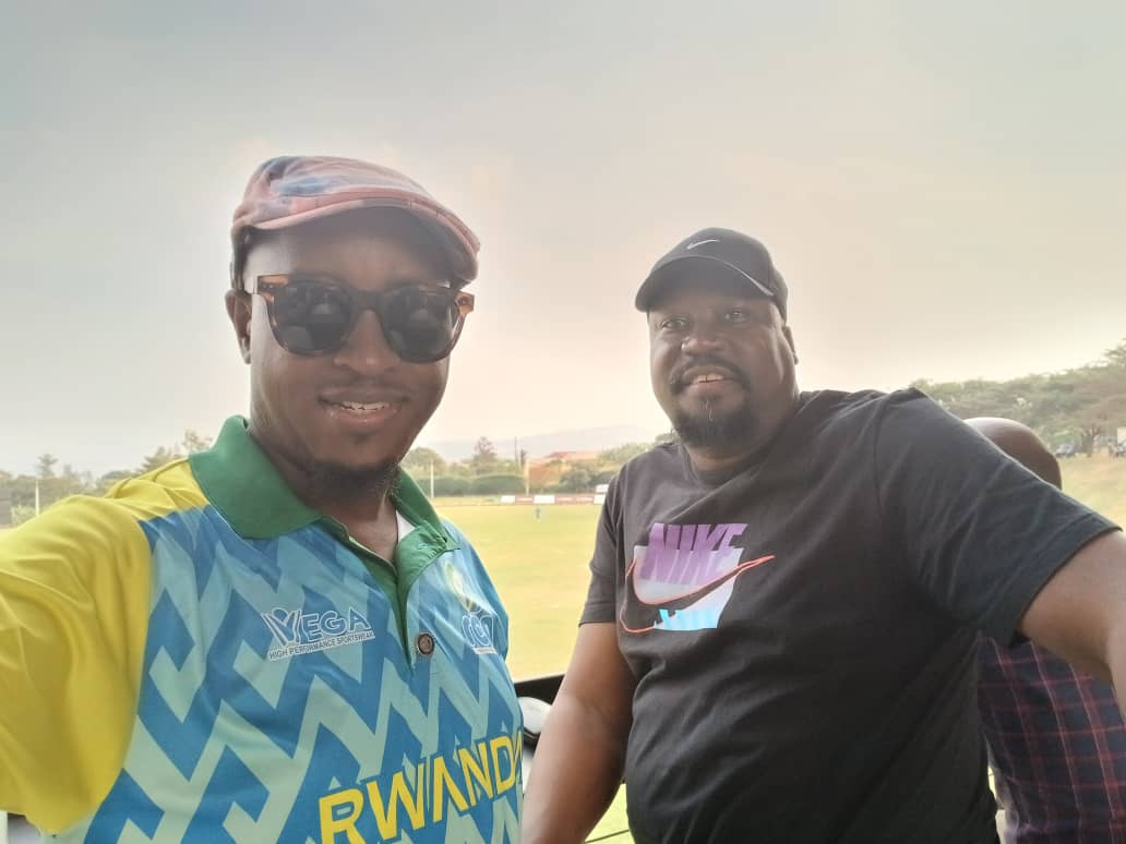 *Mwiri's Celebrated Cricket Legends Charles Haba, former President of the Rwanda Cricket Association of Brewer House and Guy Kimbowa Lutaaya,MOBA Lifetime Member and former 3-time BCM Winning Cricket Week Skipper and National team Skipper,of Willis House converged at Gahanga