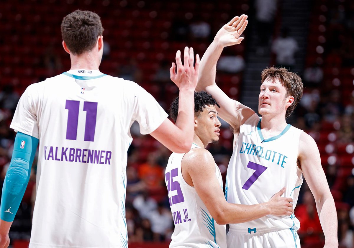 CHARLOTTE HORNETS STARTERS 🖐️

KJ Simpson
MJ Walker
Kon Knueppel
Jaylen Sims
Ryan Kalkbrenner

🆚 Oklahoma City Thunder