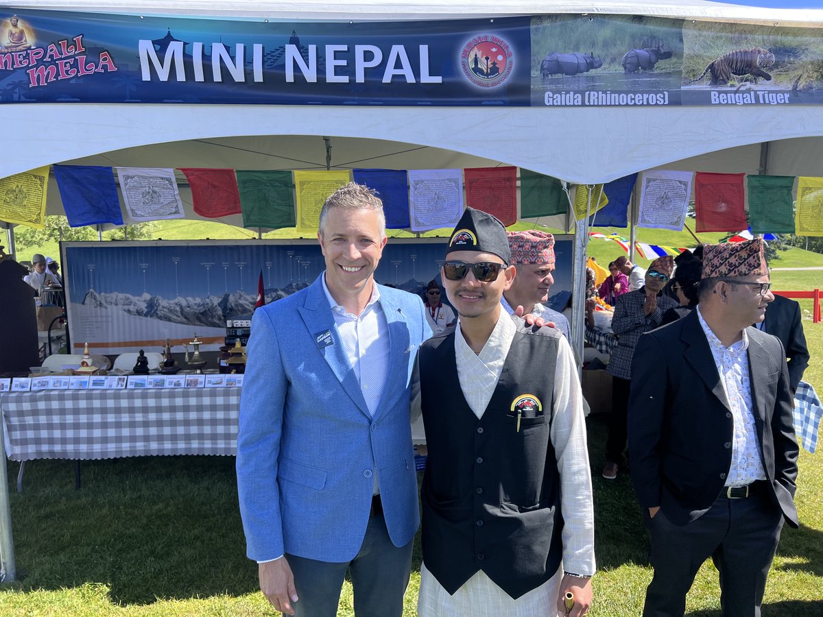 JeffDavisonYYC's tweet image. Thanks for having me out at the #Nepali Mela and Multicultural Showcase event at Prairie Winds Park today!
A fabulous celebration of food, culture, entertainment and rich Nepali heritage was on the menu and they’re back again tomorrow!
-Jeff
#yyc #yyccc