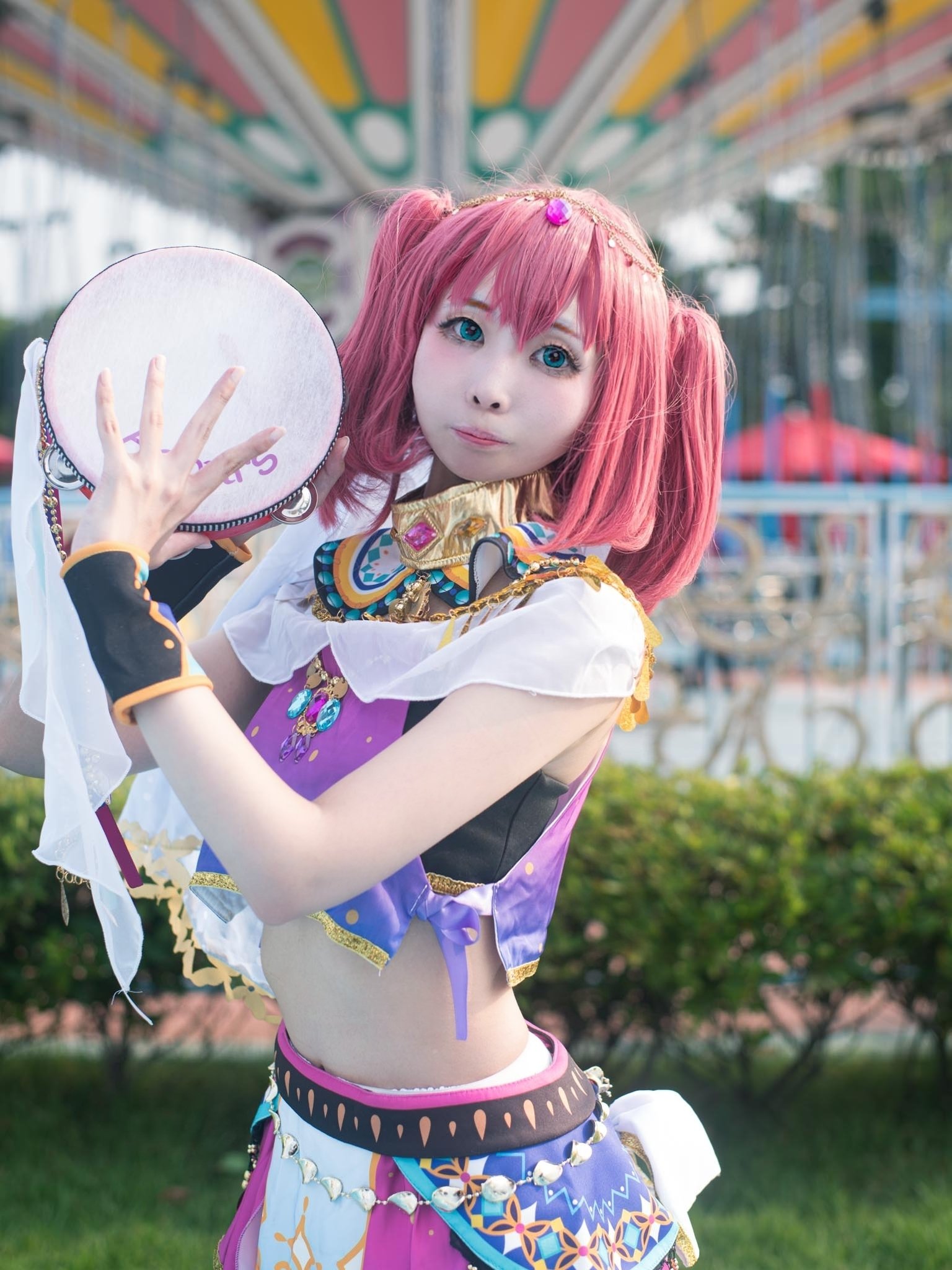黒澤ルビィ チャイナ覚醒後 コスプレ ラブライブ サンシャイン 黒澤ルビィ チャイナ編 覚醒後 コスプレ衣装
