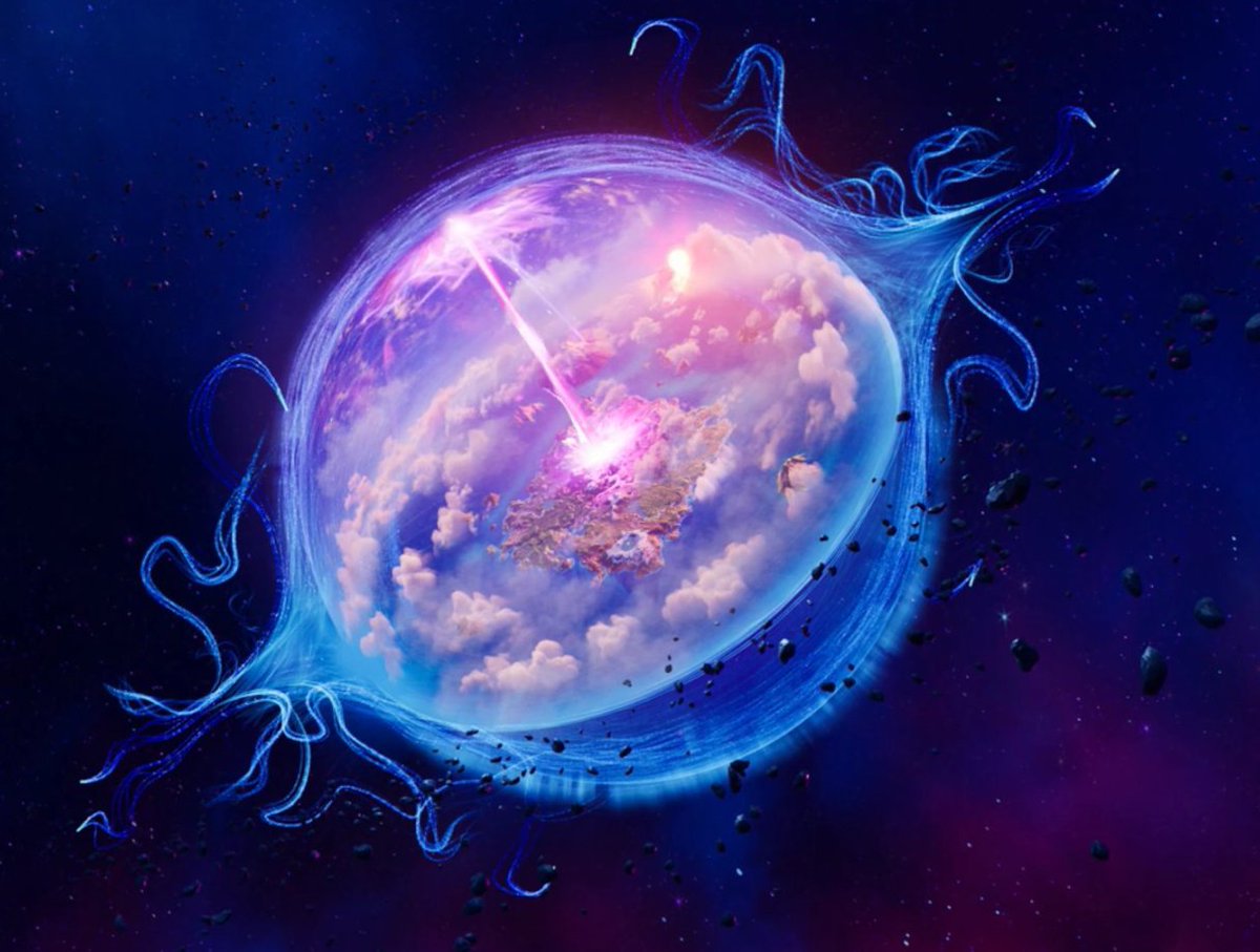 theragingreaper's tweet image. I can't wait to find out why Oninoshima is in a Loop Bubble 🫧
Im POSITIVE, based on how the current lore is going, that its for a valid reason. Maybe the Zero Shards do indeed crash and form bubbles, or its something much bigger...possibly related to the Vault!🗝️
#FortniteSUPER