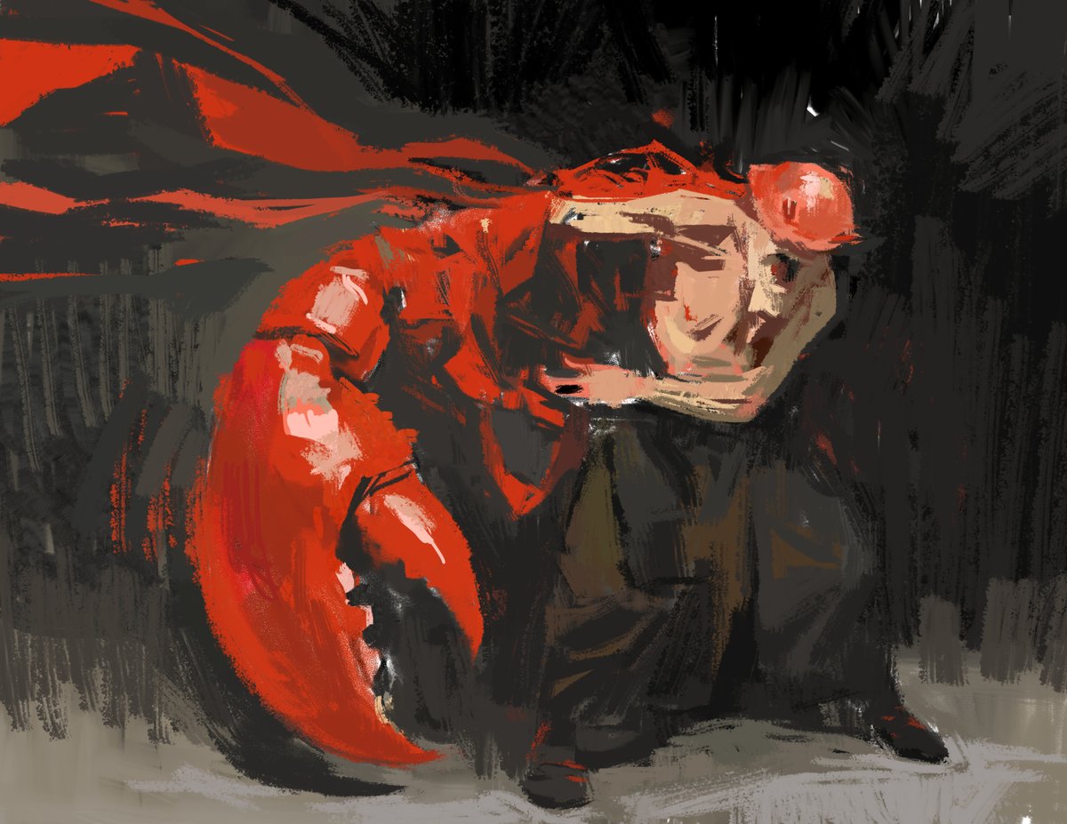 OurPaintedLives's tweet image. I don't think I'll be oil painting this one, but it was interesting enough to give it a shot as a small digital sketch!