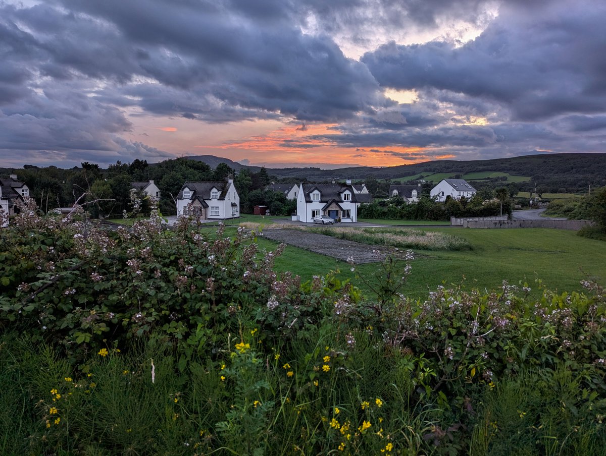 Twilight on 19th July at Kinnegar Cove Rathmullan
