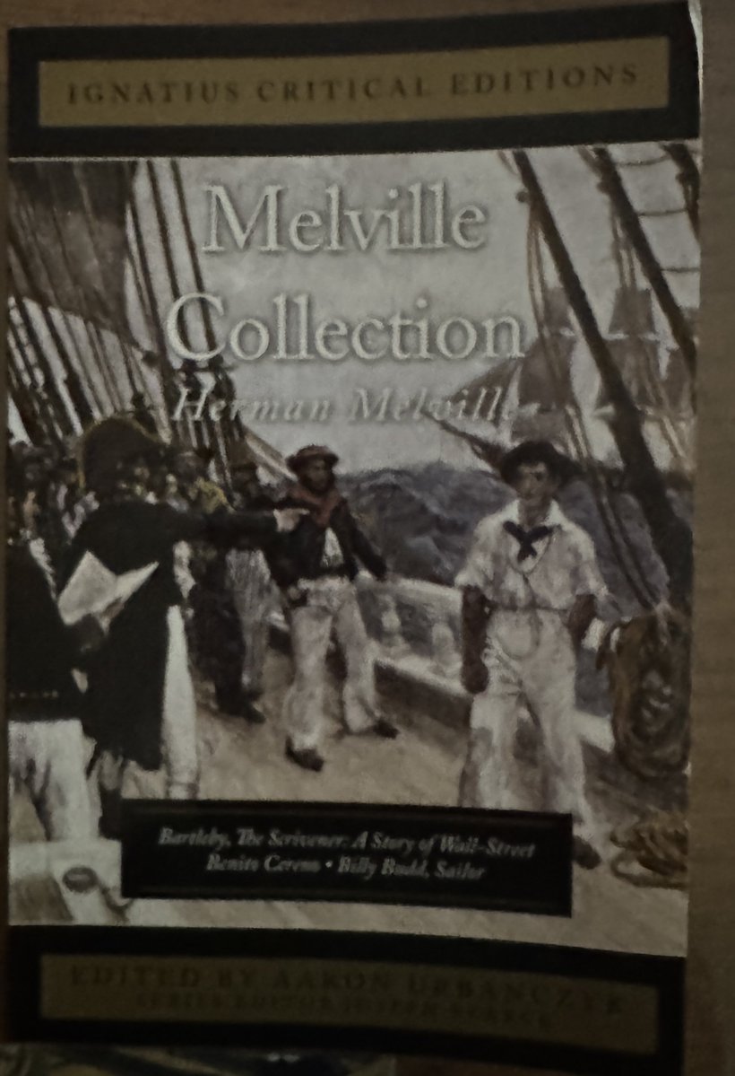 Prof_Cooper's tweet image. Out now, the Ignatius Critical Editions volume on Melville's short fiction, featuring my chapter on ambiguity and symbolism in Benito Cereno.