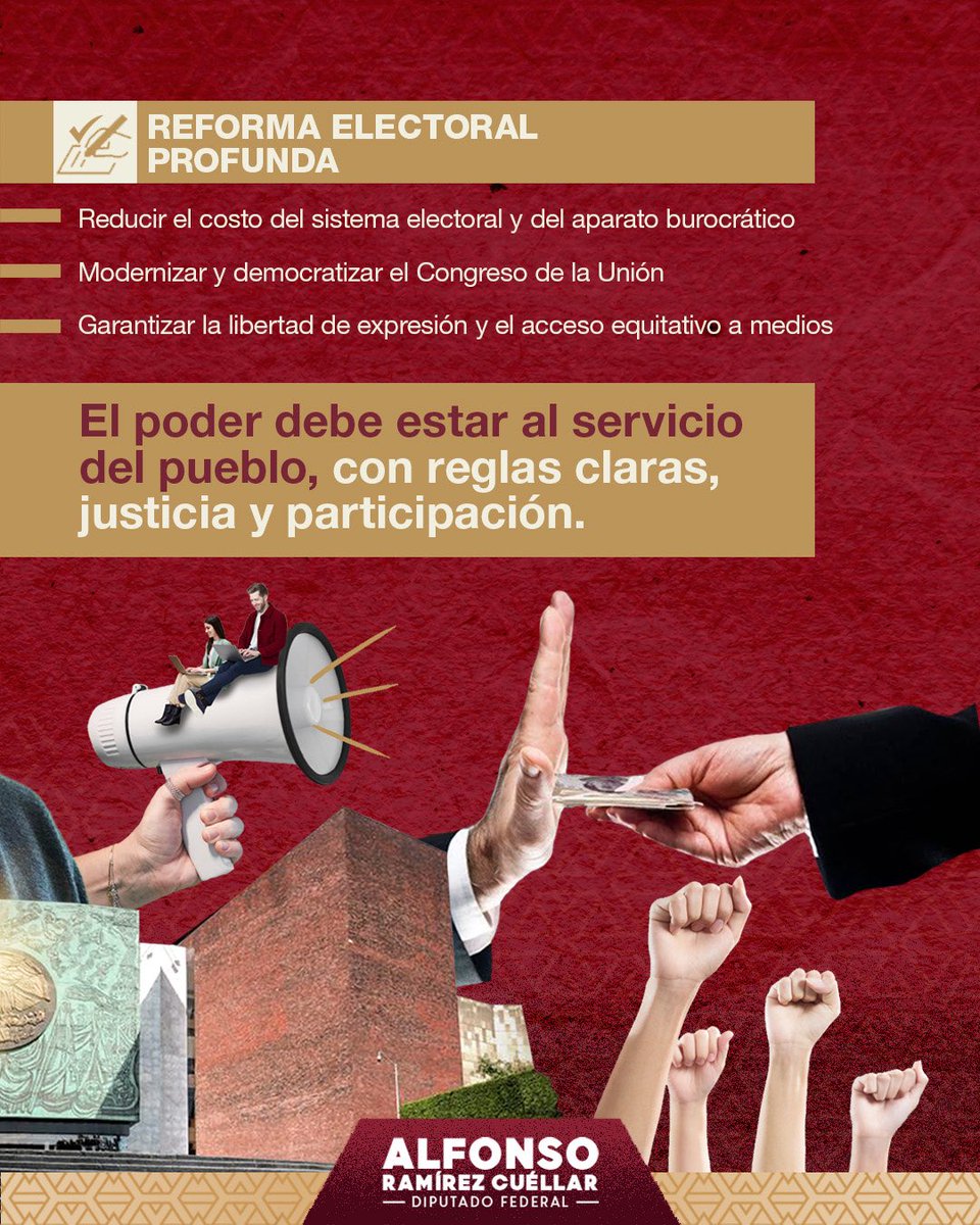aramirezcuellar's tweet image. México necesita una transformación profunda en su vida pública, en la @Mx_Diputados estamos trabajando para lograrlo.