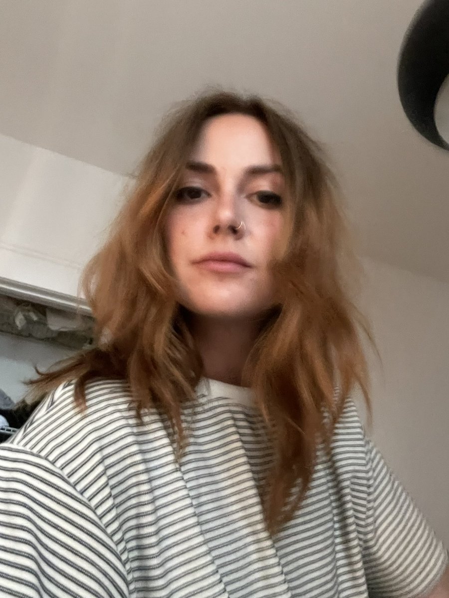 cbcradio2's tweet image. Didn’t last as a brunette my hair just reverted to red. Most likely because my gay best friend’s boyfriend’s hag is a redhead so cosmically I have to be one too