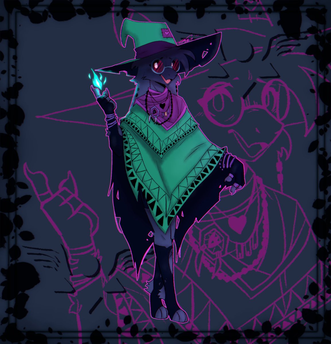 Art piece based on <a href="/user823493247/">t</a>'s ralsei fan design
I really love the design, amazing work!
#deltarune #fanart