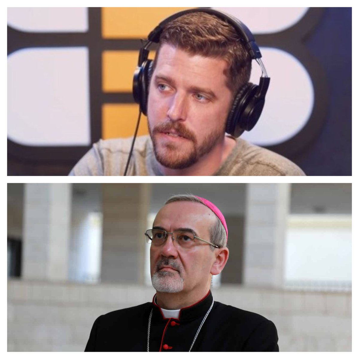 One of these men offered himself in exchange for the child hostages from October 7th, saying 'there is total willingness on my part'

The other is Joel Berry of the Babylon Bee