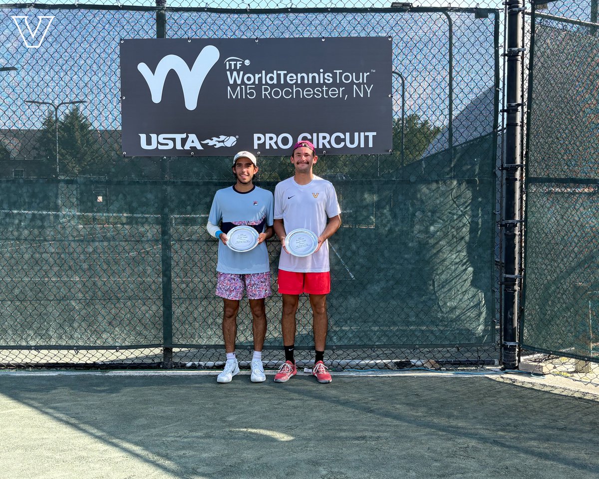 VandyMTennis's tweet image. Anchored down in Rochester ⚓️
Nathan Cox claims 3️⃣ straight wins for a doubles finalist finish at the M15 Rochester, N.Y. 🔥
#FightDores ⚓️⬇️