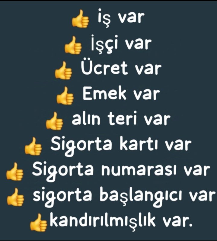 Nuray Tekmanlı🌙 (@ntekmanli) on Twitter photo <a href="/ElifGne945976/">🇹🇷Elif 🇹🇷</a> <a href="/platfrmcirakstj/">STAJ VE ÇIRAKLIK SİGORTASI MAĞDURLARI PLATFORMU</a> <a href="/RTErdogan/">Recep Tayyip Erdoğan</a> <a href="/_cevdetyilmaz/">Cevdet Yılmaz</a> <a href="/isikhanvedat/">Prof. Dr. Vedat Işıkhan</a> <a href="/Yusuf__Tekin/">Yusuf Tekin</a> <a href="/yilmaztunc/">Yılmaz TUNÇ</a> <a href="/csgbakanligi/">T.C. Çalışma ve Sosyal Güvenlik Bakanlığı</a> <a href="/adalet_bakanlik/">T.C. Adalet Bakanlığı</a> <a href="/tcmeb_mtegm/">Meslekî ve Teknik Eğitim Genel Müdürlüğü</a> <a href="/cbsbb/">T.C. Cumhurbaşkanlığı Strateji ve Bütçe Başkanlığı</a> <a href="/TCCBHPK/">Cumhurbaşkanlığı Hukuk Politikaları Kurulu</a> <a href="/Akparti/">AK Parti</a> <a href="/dbdevletbahceli/">Devlet Bahçeli</a> <a href="/MHP_Bilgi/">MHP</a> <a href="/erkanakcay45/">Erkan Akçay</a> <a href="/ifarukaksu/">İsmail Faruk Aksu</a> <a href="/buyukataman/">İsmet Büyükataman</a> <a href="/tcmeb/">Millî Eğitim Bakanlığı</a> <a href="/memetsimsek/">Mehmet Simsek</a> <a href="/HMBakanligi/">T.C. Hazine ve Maliye Bakanlığı</a> <a href="/Onuronal_/">Onur Önal</a> <a href="/Mustafa_Destici/">Mustafa Destici</a> <a href="/hlmdrgn/">Hilmi DURGUN</a> <a href="/UlviYonter/">Dr.İzzet Ulvi YÖNTER</a> <a href="/bakiersoymhp/">BAKİ ERSOY</a> <a href="/fevzizirhlioglu/">Fevzi Zırhlıoğlu</a> <a href="/MKalayci42/">Mustafa Kalaycı</a> <a href="/saffetsancakli/">Saffet Sancaklı</a> <a href="/M_Levent_Bulbul/">Muhammed Levent BÜLBÜL</a> <a href="/TatarHummet/">Hümmet TATAR</a> <a href="/MuratCahidCINGI/">Dr.Murat Cahid CINGI</a> <a href="/ekremacikel/">Ekrem Açıkel</a> <a href="/tarkankalelitv/">Tarkan Kaleli</a> <a href="/ErcanSeki/">ERCAN SEKİ</a> <a href="/ERKANTAN__/">ERKAN TAN</a> <a href="/mesutyar/">Mesut Yar</a> <a href="/kubrapc/">kübra par</a> <a href="/ahaber/">A Haber</a> <a href="/Haberturk/">Habertürk</a> <a href="/cnnturk/">CNN TÜRK</a> <a href="/ntv/">NTV</a> <a href="/nowhaber/">NOW HABER</a> <a href="/tv100/">TV100</a> 7
hazineye ek gelir kazandıracak 3308in çözümsüz kaldığı her gün Milli servet
Kaybıdır ❗️
👇👇👇
<a href="/isikhanvedat/">Prof. Dr. Vedat Işıkhan</a>
<a href="/RTErdogan/">Recep Tayyip Erdoğan</a>
<a href="/Onuronal_/">Onur Önal</a>
<a href="/_cevdetyilmaz/">Cevdet Yılmaz</a>
<a href="/dbdevletbahceli/">Devlet Bahçeli</a>
<a href="/MuratCahidCINGI/">Dr.Murat Cahid CINGI</a>
Tam Sigorta Ertelenmeden
#StajÇıraklıkHakAlmadanÖlmesin <a href="/ElifGne945976/">🇹🇷Elif 🇹🇷</a> <a href="/platfrmcirakstj/">STAJ VE ÇIRAKLIK SİGORTASI MAĞDURLARI PLATFORMU</a> <a href="/RTErdogan/">Recep Tayyip Erdoğan</a> <a href="/_cevdetyilmaz/">Cevdet Yılmaz</a> <a href="/isikhanvedat/">Prof. Dr. Vedat Işıkhan</a> <a href="/Yusuf__Tekin/">Yusuf Tekin</a> <a href="/yilmaztunc/">Yılmaz TUNÇ</a> <a href="/csgbakanligi/">T.C. Çalışma ve Sosyal Güvenlik Bakanlığı</a> <a href="/adalet_bakanlik/">T.C. Adalet Bakanlığı</a> <a href="/tcmeb_mtegm/">Meslekî ve Teknik Eğitim Genel Müdürlüğü</a> <a href="/cbsbb/">T.C. Cumhurbaşkanlığı Strateji ve Bütçe Başkanlığı</a> <a href="/TCCBHPK/">Cumhurbaşkanlığı Hukuk Politikaları Kurulu</a> <a href="/Akparti/">AK Parti</a> <a href="/dbdevletbahceli/">Devlet Bahçeli</a> <a href="/MHP_Bilgi/">MHP</a> <a href="/erkanakcay45/">Erkan Akçay</a> <a href="/ifarukaksu/">İsmail Faruk Aksu</a> <a href="/buyukataman/">İsmet Büyükataman</a> <a href="/tcmeb/">Millî Eğitim Bakanlığı</a> <a href="/memetsimsek/">Mehmet Simsek</a> <a href="/HMBakanligi/">T.C. Hazine ve Maliye Bakanlığı</a> <a href="/Onuronal_/">Onur Önal</a> <a href="/Mustafa_Destici/">Mustafa Destici</a> <a href="/hlmdrgn/">Hilmi DURGUN</a> <a href="/UlviYonter/">Dr.İzzet Ulvi YÖNTER</a> <a href="/bakiersoymhp/">BAKİ ERSOY</a> <a href="/fevzizirhlioglu/">Fevzi Zırhlıoğlu</a> <a href="/MKalayci42/">Mustafa Kalaycı</a> <a href="/saffetsancakli/">Saffet Sancaklı</a> <a href="/M_Levent_Bulbul/">Muhammed Levent BÜLBÜL</a> <a href="/TatarHummet/">Hümmet TATAR</a> <a href="/MuratCahidCINGI/">Dr.Murat Cahid CINGI</a> <a href="/ekremacikel/">Ekrem Açıkel</a> <a href="/tarkankalelitv/">Tarkan Kaleli</a> <a href="/ErcanSeki/">ERCAN SEKİ</a> <a href="/ERKANTAN__/">ERKAN TAN</a> <a href="/mesutyar/">Mesut Yar</a> <a href="/kubrapc/">kübra par</a> <a href="/ahaber/">A Haber</a> <a href="/Haberturk/">Habertürk</a> <a href="/cnnturk/">CNN TÜRK</a> <a href="/ntv/">NTV</a> <a href="/nowhaber/">NOW HABER</a> <a href="/tv100/">TV100</a> 7
hazineye ek gelir kazandıracak 3308in çözümsüz kaldığı her gün Milli servet
Kaybıdır ❗️
👇👇👇
<a href="/isikhanvedat/">Prof. Dr. Vedat Işıkhan</a>
<a href="/RTErdogan/">Recep Tayyip Erdoğan</a>
<a href="/Onuronal_/">Onur Önal</a>
<a href="/_cevdetyilmaz/">Cevdet Yılmaz</a>
<a href="/dbdevletbahceli/">Devlet Bahçeli</a>
<a href="/MuratCahidCINGI/">Dr.Murat Cahid CINGI</a>
Tam Sigorta Ertelenmeden
#StajÇıraklıkHakAlmadanÖlmesin