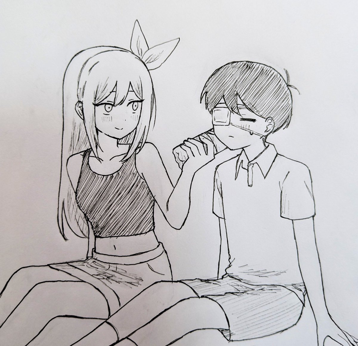 Mim03636's tweet image. 定期的に悩殺してくるオブ