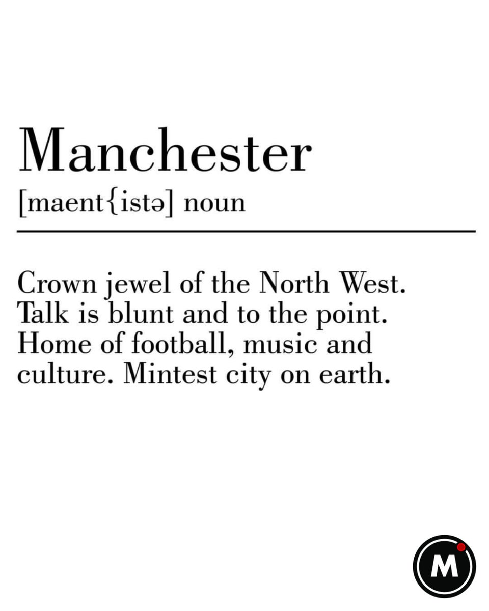 Are we all in agreement?

Manchester