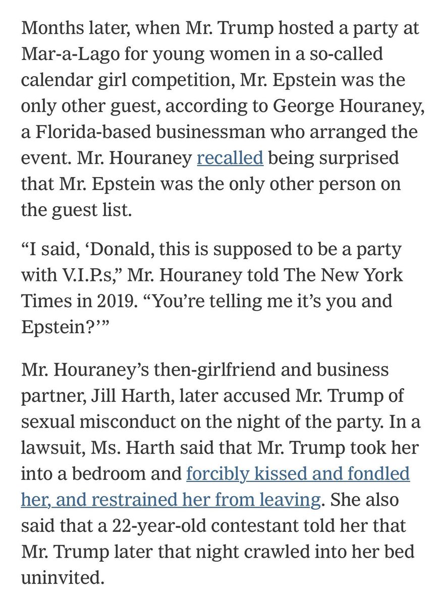 I don’t know.

This sounds very off brand for Donald.