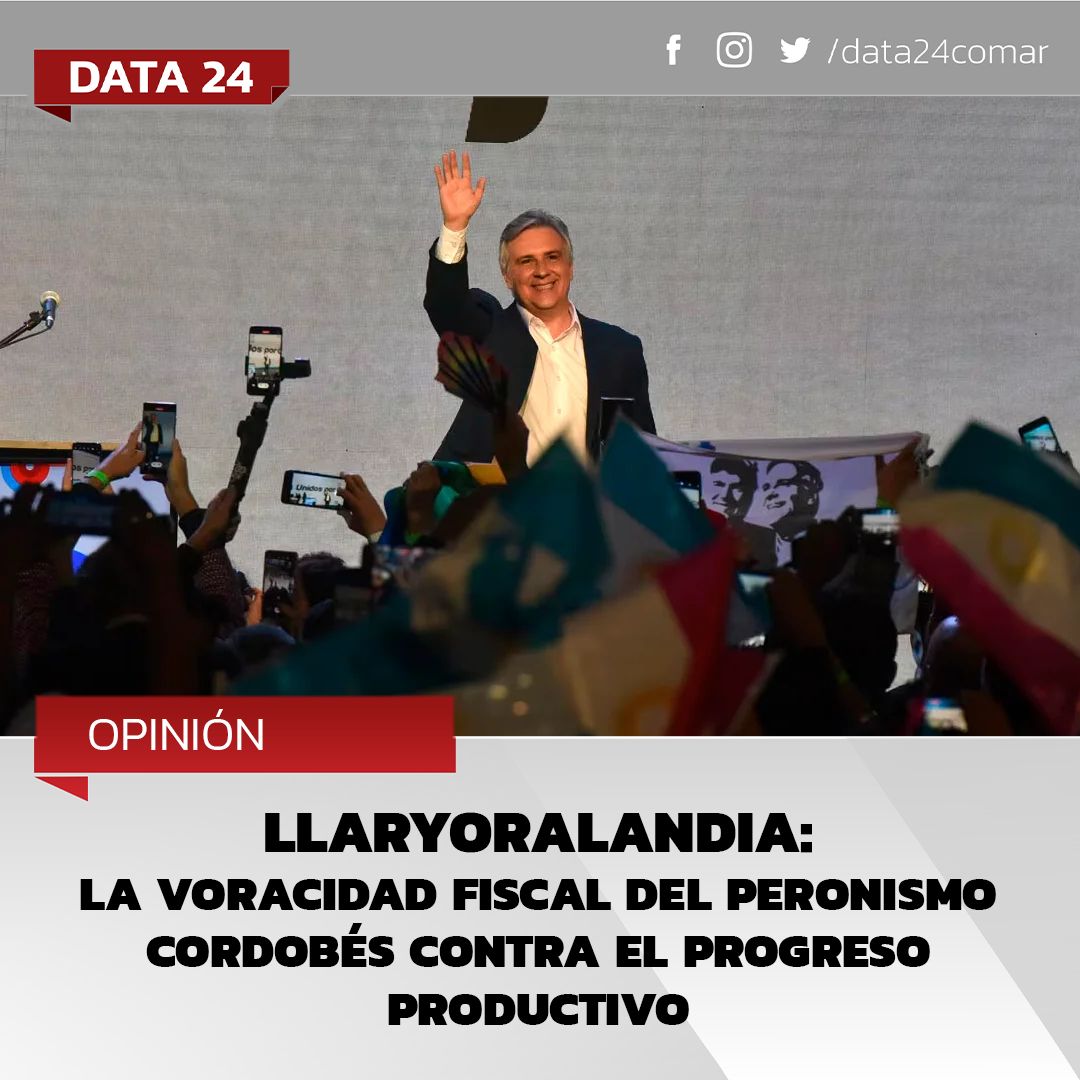 Data24comar's tweet image. 🔴 LLARYORALANDIA: la voracidad fiscal del peronismo cordobés contra el progreso productivo
El éxodo de Mercado Libre, obligado por un 2,11 % de tasas municipales sobre su facturación, expone un modelo impositivo que ahuyenta inversión y empleo en Córdoba.
-
📌 Leé la nota👉…