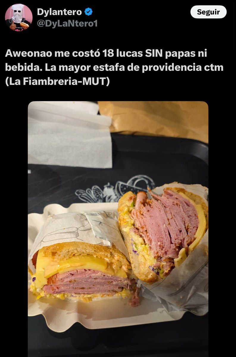 Mufandrismo's tweet image. Miren el almuerzo de este chancho conchetumare
(Comparto pantallazo porque el fome culiao me tiene bloqueado)