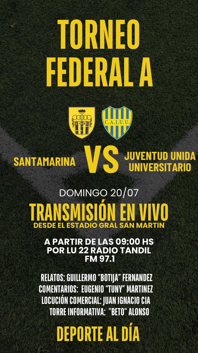 El aurinegro recibe al equipo de San Luis este domingo en el comienzo de  la Reválida. Desde las 9 horas seguí la transmisión por Galáctica Fm  97.1 y Lu22 Radio Tandil AM 1140