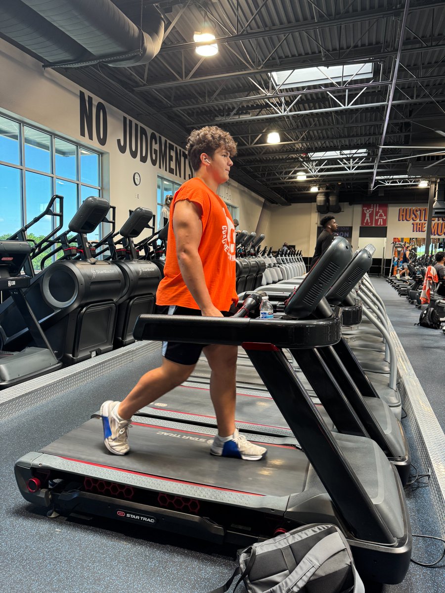 Getting some Saturday cardio in.  Less than 2 weeks till practice starts and I can't wait to be back on the field doing what I love!