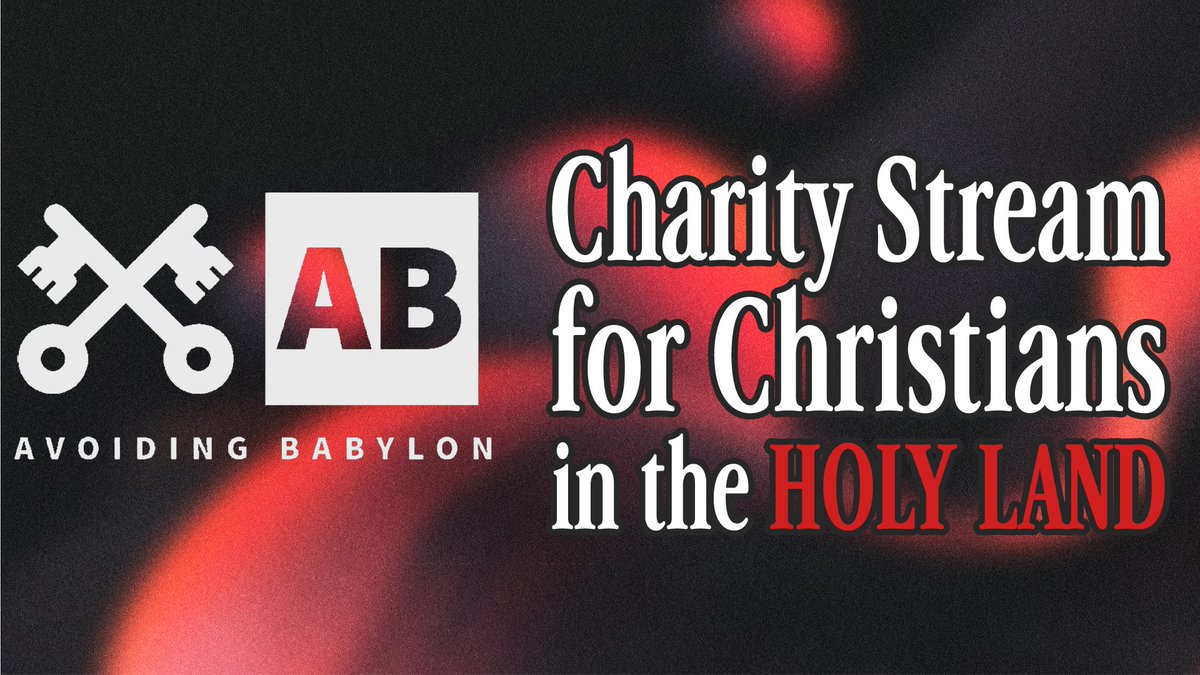If you want to help the 200 Catholics in Gaza that Joel wants to be killed, join us this Friday as we raise money for them!