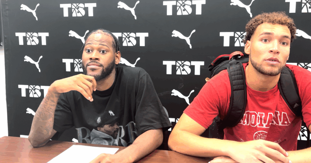 Postgame Q&amp;A: Al Durham and Race Thompson spoke with the media following Assembly Ball's Round 1 loss in TBT. #iubb

WATCH: on3.com/teams/indiana-…