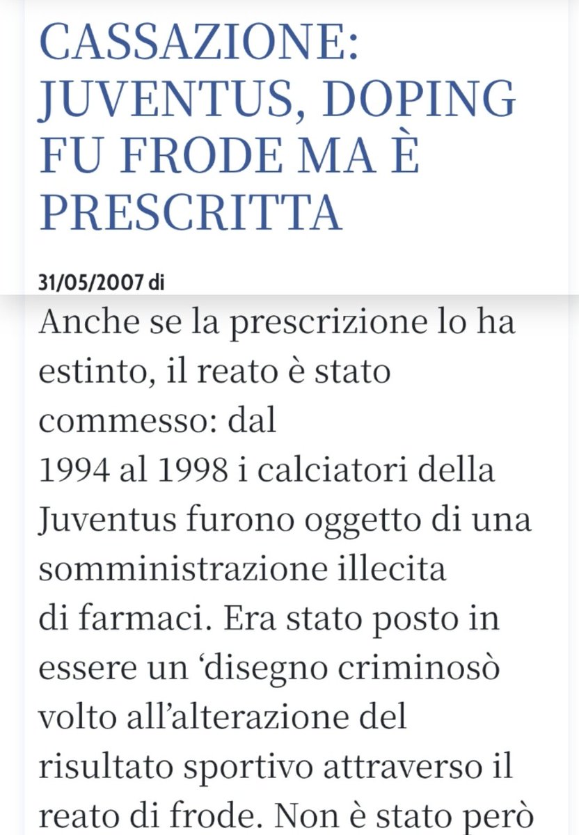IMINTER_video's tweet photo. @Alex1979Bass @irrisolvibile Quale dei tre? Doping, Calciopoli o Inchiesta Prisma?Vincitori...ma si dai sui primi 2 l'ha solo affermato la Cassazione mica l'organo supremo maximum di TuttoSport capitanato dall'irreprensibile Zampini..Circus dal 1897🤡🎪 https://t.co/XFvkKyoOFW