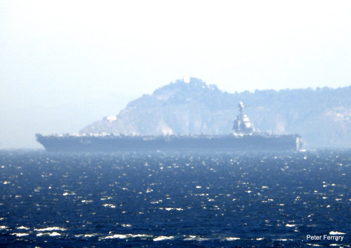USS GERALD R. FORD CVN 78  🇺🇸
Strait of Gibraltar eastbound July 19 2025