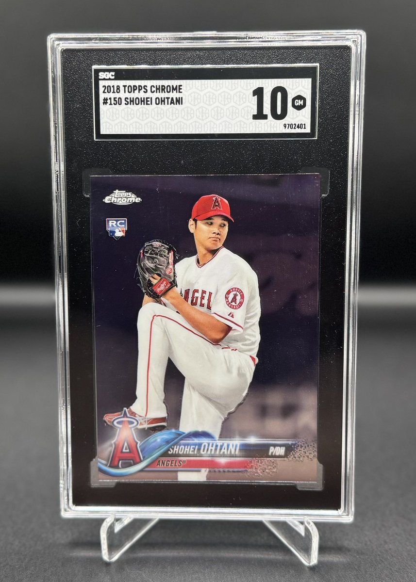 2018 Chrome Ohtani Rookie SGC 10

$180
