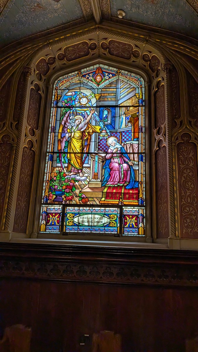 cdn_catholic's tweet photo. "The Annunciation" and "The Visitation" 

Notre-Dame Cathedral Basilica, Ottawa https://t.co/iSK86dpIgf