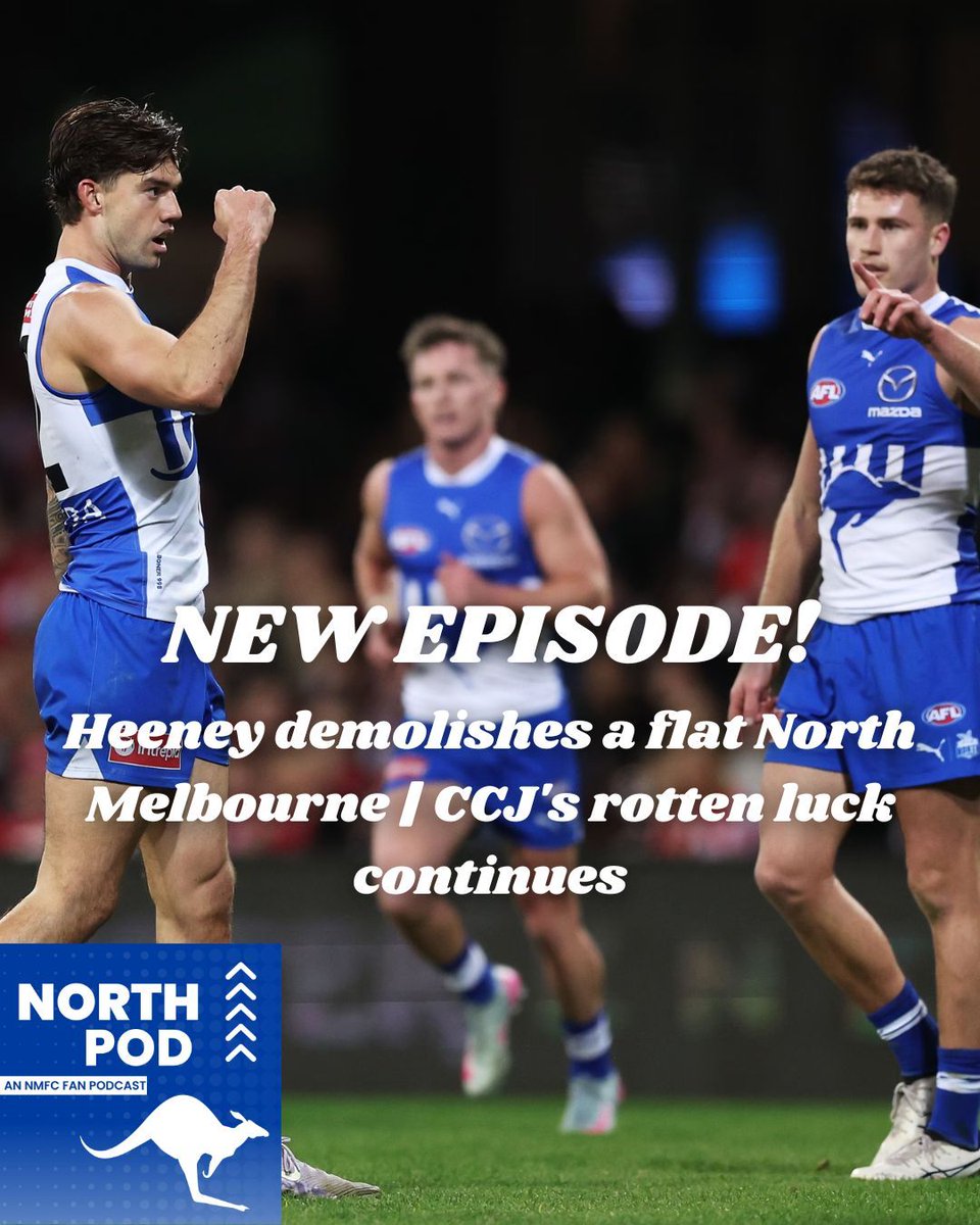 A final quarter fade out and a rampaging Heeney left us 31 point losers at the SCG. So where to now?

linktr.ee/northpod 

#nmfc #AFL #podcast