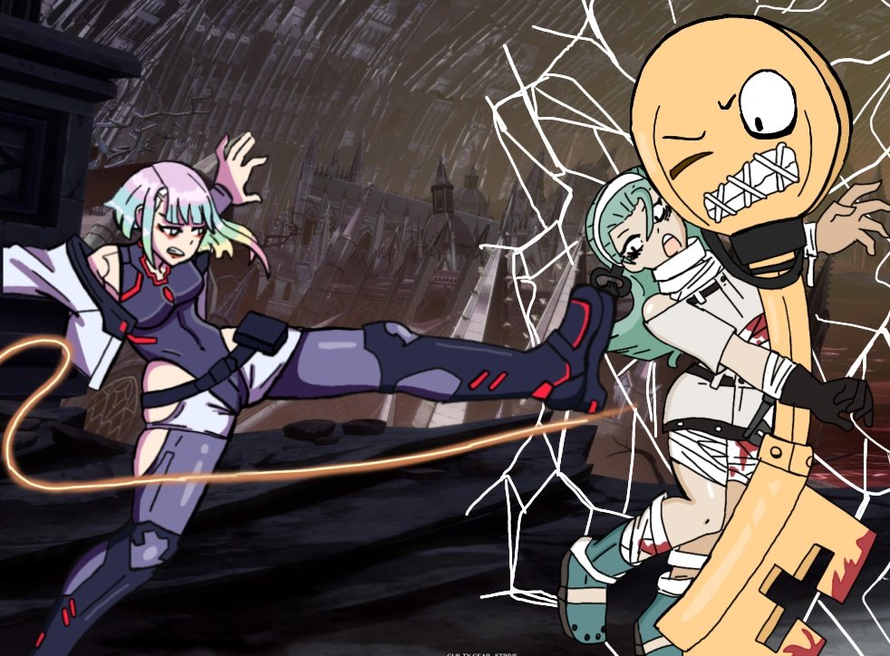 harpbrothers100's tweet image. Lucy vs Aba 🔑
Duel 1
LET'S ROCK
#GuiltyGear #GuiltyGearStrive #GGST #ABA #CyberpunkEdgerunners