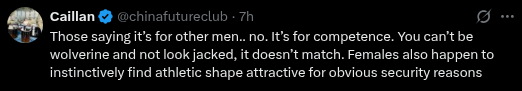 llamalaikum's tweet image. Disregarding the stupidity of the post, it does present an interesting question. Why can't Wolverine be chubby? It wouldn't change his healing power or adamantium claws if he were a big dude. Same with Superman. He's an alien. His power is from the Sun, not from the gym.