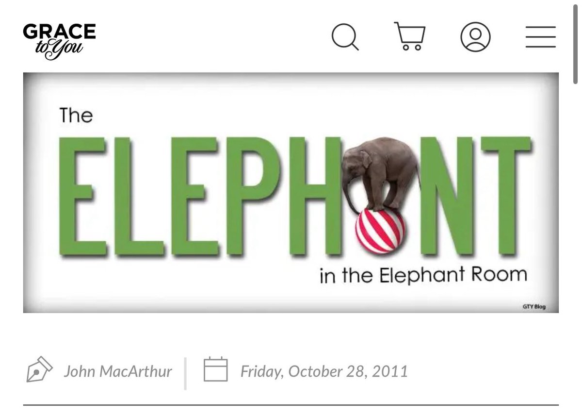 🧵 5. Public Critique Afterward

John MacArthur condemned the Elephant Room for confusing doctrinal boundaries. 

He wrote, “They blurred the lines between sound doctrine and serious error.” 

Voddie Baucham also refused to participate, citing concerns over theological