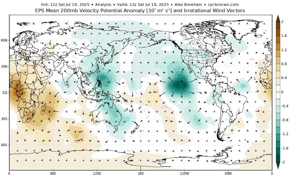 cyclonicwx's tweet image. Today I'm filling a missing spot in the model lineup, adding EPS data! Another ensemble suite is nice to counteract GEFS's biases. You can see many of the same products GEFS has, with one extra - ensemble minimum MSLP, making it much easier to see how enthused the ensembles are…