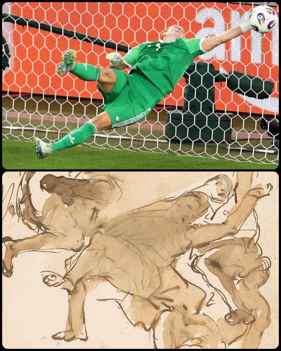 A Group of Four Flying Angels, by Giovanni Battista Tiepolo, 18th c, 📸 by Charlotte Wilson