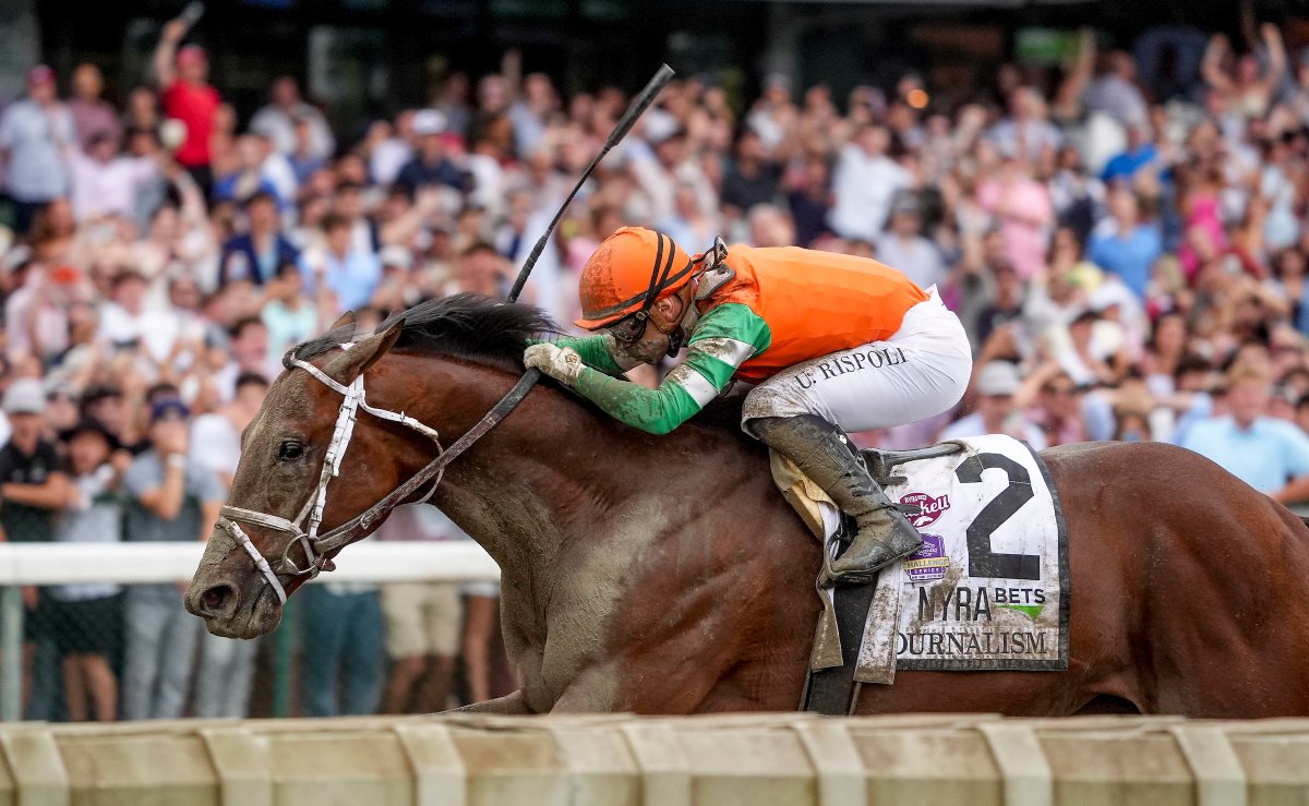 BreedersCup's tweet photo. The headline of today's #WinAndYoureIn Haskell. 🤩📰

📸: @EclipseSports