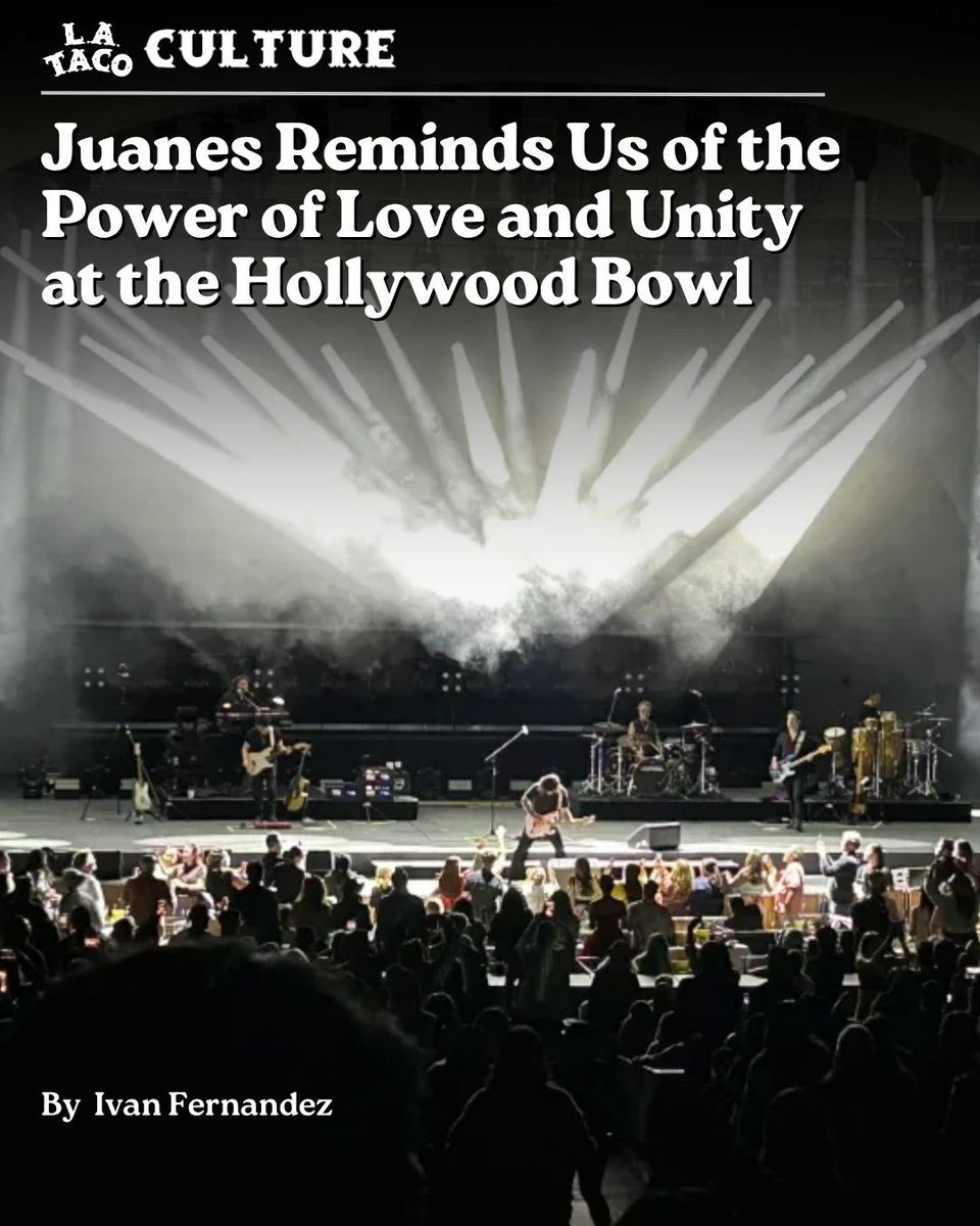 LATACO's tweet image. Juanes showed love for L.A. and Latinos at this week’s #LatinConcertSeries at @HollywoodBowl @LAPhil .
By @afroxander
lataco.com/love-unity-jua…