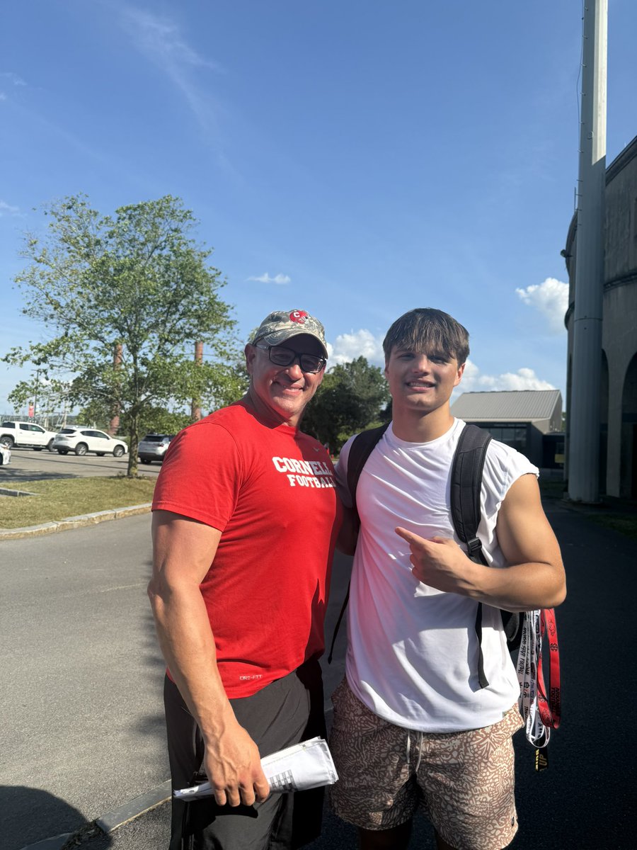 After a great camp and conversation with <a href="/TerryUrsin/">Terry Ursin</a> I’m beyond grateful to receive my 2nd D1 offer from <a href="/BigRed_Football/">Cornell Football</a> 

Thank you <a href="/ValleyViewFB/">Blazer Football</a> <a href="/seanasu2000/">Sean Cockrell</a> <a href="/zac_manning/">Zac Manning</a>