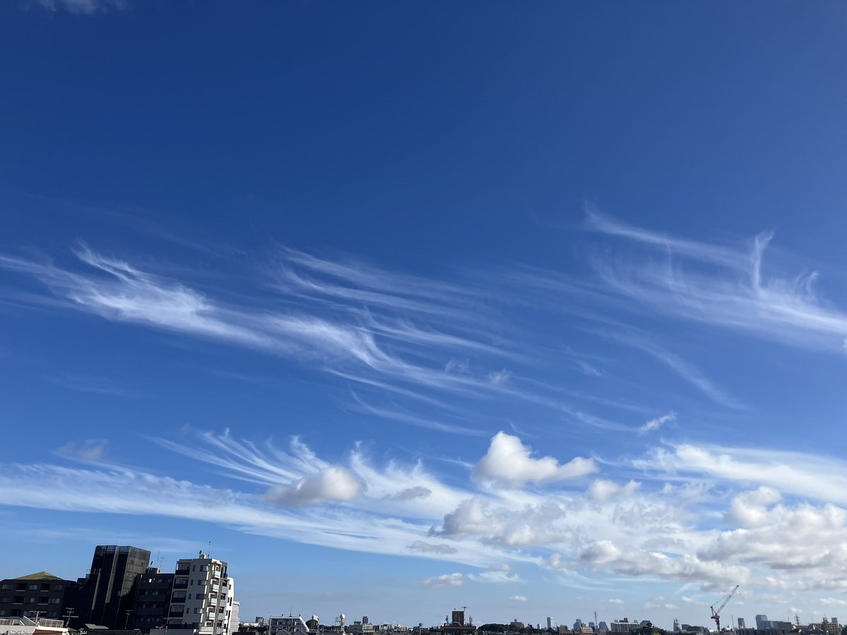 hyogonosuke's tweet image. 変な雲
投票行って来ます！