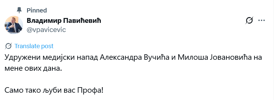 exprofessor011's tweet image. Molim pravnike da kažu da li je lažno predstavljanje krivično delo?
Zašto se ovaj čovek uporno predstavlja kao profesor?! 
Je l` bio u štrajku, blokadi? Je l` mu oduzeta plata (gde li je prima)?
Šta, procenio da to zanimanje sada može da donese neki politički poenčić, glaščić🤔