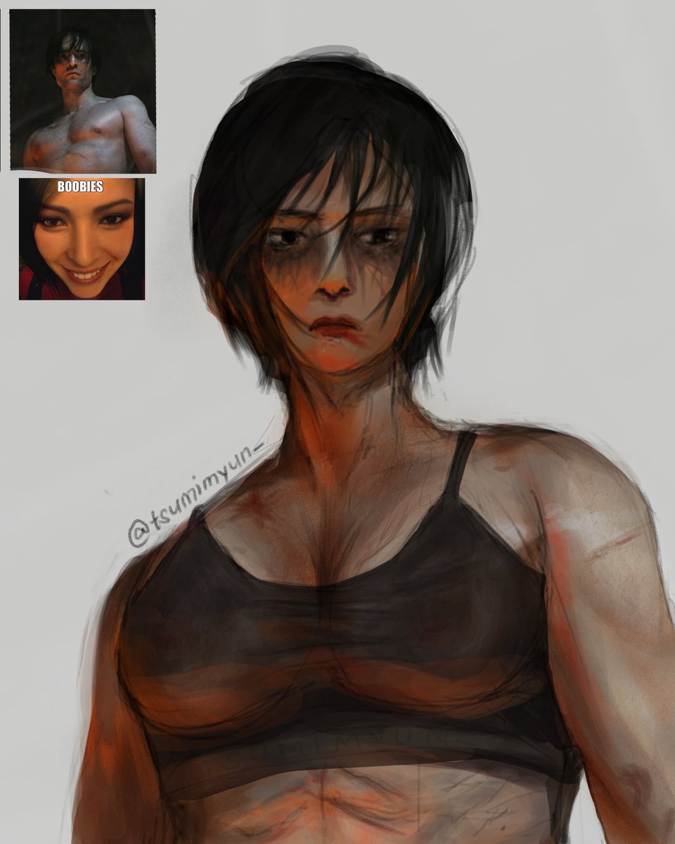 tsumimyun_'s tweet image. i hit bruce wayne with my ada wong beam sorry
#Batman #ResidentEvil #REBHFun