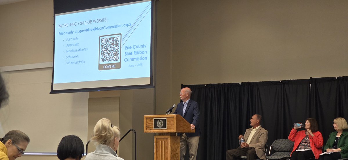 DavidThomasOH's tweet image. Government efficiency has to be the priority with cutting taxes. I traveled to Erie County recently to sit in on their Blue Ribbon Commission discussion for how to cut property tax costs to taxpayers and more efficiently operate the county. It was excellent!