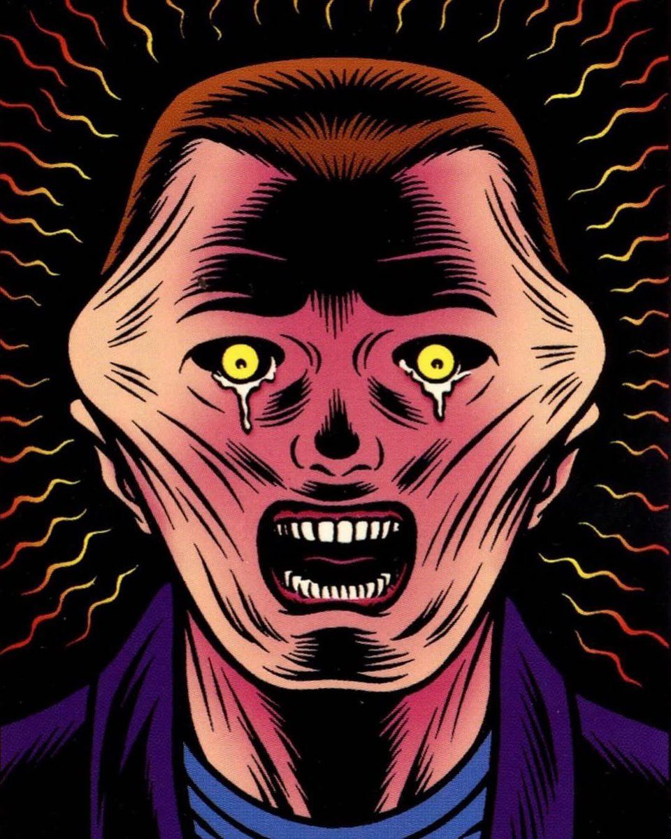 HeavyMetalInk's tweet image. Art by Charles Burns 🔥
Known for his stark black-and-white linework, surreal imagery, and themes of alienation, mutation, and adolescent dread, Burns carved his place in graphic novel history with Black Hole (1995–2005), a nightmarish coming-of-age tale set in 1970s Seattle…
